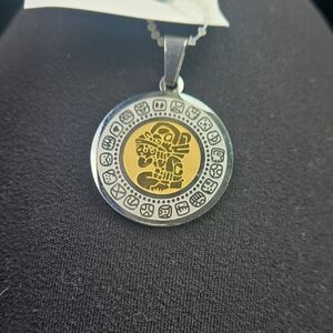 Fini Mayan calendar pendant